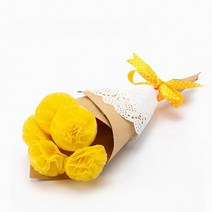 D 미니 종이꽃 만들기 키트 졸업 학예회 선물(옐로우), 상세페이지 참조, 상세페이지 참조, 상세페이지 참조