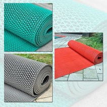 [매직크린] 맘보 롤매트C형그린레드그레이 한증막 놀이터 매트, 그린