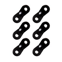 6pcs 텐트 바람 로프 버클 조정 가능한 야외 캠핑 텐트 로프 Paracord 패스너 텐셔너 스토퍼 천막 액세서리, 6pcs 블랙