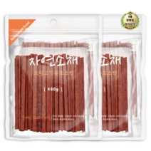 라이브잇 홋가이도푸즈 자연소재 애견 육포스틱 460g, 24개입, 오리고기육포스틱 맛