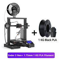 3D 프린터 CREALITY Ender 3 Neo V2 Max 3D 프린터 전문 DIY FDM, 09 3 Neo add Black PLA
