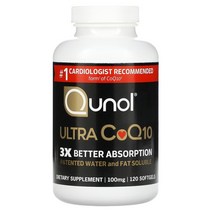 큐놀 울트라코큐10 100mg 120소프트겔, 60 Count