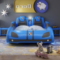 스포츠카 침대 초등학생 어린이침대 초등학생침대 오프로드 자동차침대 남자 자동차 드림카베드 통나무 키즈, 01/1200mm 1900mm, 15/가죽침대+11cm 라텍스 에코브_01/저장공간없음