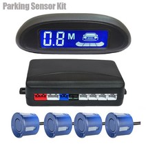 포터후방센서 사각지대 후진음 지게차후방감지기 Parktronic-LED 주차 센서 키트 다중 레이더 백라이트, 05 Blue
