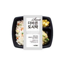 더바른 도시락 페퍼소세지&야채필라프&닭가슴살큐브 6팩/간편 건강식