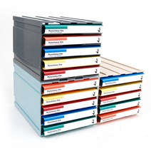 A5파일 수납 명세서 철 세금계산서 영수증 화일꽂이 사무실, 1개, 아이보리