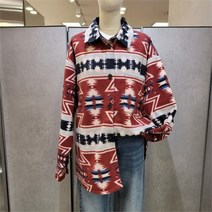 쥬시쥬디 NC13 콜라보노르딕패턴셔츠 콜라보노르딕패턴셔츠 JVWS726E