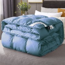 리얼 구스이불 솜털 90% 거위털 이불 여름 겨울 이불커버 힐튼 호텔 베게, 180x220cm겨울이불(약6근)