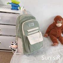 여성 고등학교 하라쥬크 ULZZANG 대용량 백팩