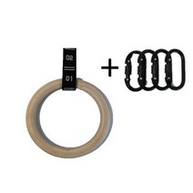 1분설치 원터치형 우드짐링 크로핏링 체조링, 옵션04. 32mm+프리미엄끈+비너4개