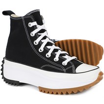 컨버스 RUNSTAR HIKE 컨버스 하이 블랙 + 패션마스크