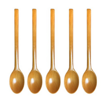 황옻칠 원목 숟가락 5p, 숟가락 10p