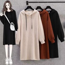 긴팔원피스 니트원피스 학원풍 후드원피스 롱 맨투맨원피스