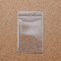 카드빠짐덧댐 세로형 투명 명찰케이스 10P 박람회소품