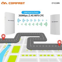 장거리 액세스 포인트 2.4G 야외 CPE 무선 와이파이 리피터 와이파이 익스텐더 802.11b/G/n 300Mbps AP 브리지 클라이언트 라우터, CHINA_2pcs More Cheaper