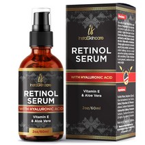 Retinol Serum For Face Anti Aging + Hyaluronic Acid Vitamin A E Aloe Vera 107149