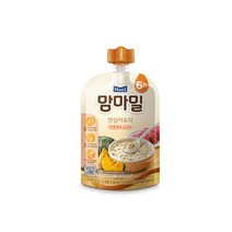 맘마밀 안심이유식 사과와 고구마 퓨레(6개월) 100g, 1팩, 단호박과 소고기
