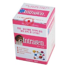 강아지 종합비타민 칼슘 장건강 인트라젠정 200정, 없음