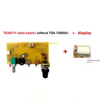 자가발전라디오 재난 휴대용 태양광Lusya-디지털 스테레오 FM 라디오 보드 TEA5711 주파수 변조 라디오, 03 TEA5711 display, 03 TEA5711 display