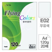 [RA㏓] 삼원)플라잉칼라(E02.우유색 A4 120g 20매) 고급인쇄종이 디자인 사무용색지 면지 미술 디자인용 미술용 초대장 색종이 초청장 ▷_§Ea, 《본상품》