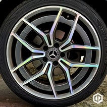 휠 홀로그램 스티커, 벤츠 E클래스 E220D 19인치 (신형)