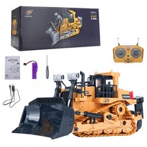고성능 rc excavator rc카 굴삭기 포크레인 트럭 오토차 어린이 장난감 rc트럭 알씨카 리모컨 트레일러 무선조종오토차 rc포크레인 붕붕카 rc굴삭기 원격 전기 120 2., [02] RC Bulldozer