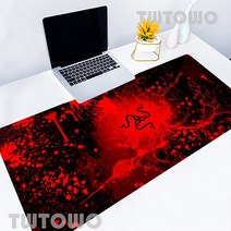 기보드장패드 게이밍마우스패드 마우스 패드 Razer 대형 새 만화 게이머 안티 슬립 러블리 매트 카펫 러그 노트북 데스크탑 키보드 MousePad, [01] Size 220x180x2 mm, [02] 4