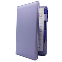 SERVER BOOK 웨이터 및 웨이트리스용 브랜드 서버 오거나이저/서버 지갑 (라벤더 퍼플)