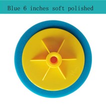 자동차 왁스 코팅 Polishing plate 6 Inch Auto Car Buffing Pad Sponge Wheel Waxing Orange 14mm machine, 03 soft_01 Sponge