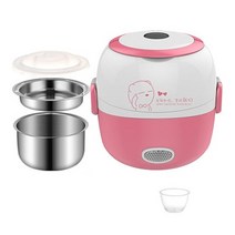 업소용보온밥통 대용량밥솥 대형 업소용전기밥솥 35인용 15인용 20인용 취반기 대형찜기 10인용 dmwd 미니 밥솥 열 난방 전기 도시락 2 레이어 휴대용 음식 기선 요리 용기, 분홍색, 110v-120v