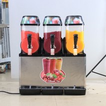 슬러시기계 슬러쉬기계 상업 슬러시 기계 3 실린더 스테인레스 스틸 36L 주스 스무디 눈 녹는 메이커, 02 220V_03 UK_01 세 항아리