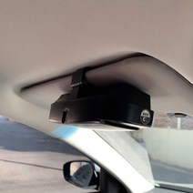 미니쿠퍼 클럽맨 미카 차량용 선바이저 클립 형 선글라스케이스, 1개, 블랙