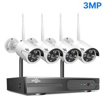 가정용 CCTV 홈 스마트폰 Hiseeu-10CH 3MP 5MP 무선 WiFi CCTV 시스템 NVR 야외 AI IP 거리 PTZ 카메라 보, 01 3MP Bullet System_03 500g