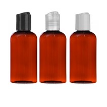 프레스캡 30ml 50ml 60ml 75ml 80ml 100ml 똑딱이캡 공병 화장품, 50ml갈색 타원형 검정캡