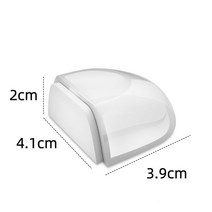 1pc 투명 도어 스토퍼 자체 접착 도어 홀더 캐치 플로어 마운트 도어 스톱 벽 및 가구 액세스 보호, 하얀, 1개