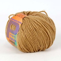 [앵콜스] 피카소울실 6ply (낱개) 뜨개실 털실, 09 라이트브라운 (30g)
