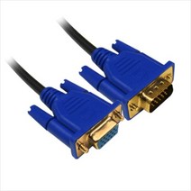 넥시 RGB(VGA) 연장 모니터 케이블 1.8m(M/F)/NX87/노이즈 필터/UL AWM 2919인증/금도금 커넥터/RoHS 환경인