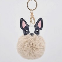 도어맨 프렌치불독 열쇠 고리 부자재 차키 커플 키링, 본상품