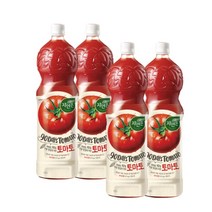 자연은 토마토 주스 1.5L 4개 꽈추형 토마토주스
