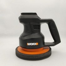 웍스 WX858 20V 무선 미니 원형샌딩기 샌딩기계 샌더기 광택기 왁싱기 폴리셔 베어툴, 1개