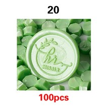 문구 스탬프 100 개/가방 씰링 왁스 인감 스탬프 비즈 레트로 스크랩북 소재 웨딩 생일 파티 DIY 초대장 인, 19 Stamp Sealing Wax