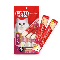 이나바 챠오츄르 챠오스틱 15g 4P 고양이간식, 참치 TSC-121, 1개