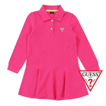 [게스키즈] 피케 삼각게스 카라 면 원피스G01KCO011P3피케 면 원피스