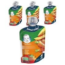 거버 프루트 & 베지 2단계 99g, 당근 + 사과 + 망고, 6개