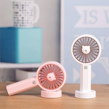 Hqzoomee 미니 선풍기 무소음탁상용선풍기 휴대용 선풍기 대용량 3rd gear USB 사무실선풍기손풍기 FLX, 핑크색