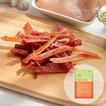 푸디웜 푸디웜) 저알러지 강아지 기능성 간식 꼬꼬닭안심 (매우 싱싱합니다) 져키, 1개, 꼬꼬닭 가슴살맛