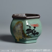 공장 직공 2021 신형 수화 매란죽국 도자기 화분 중국 풍문 대나무 분재 육변 자사분, 국화