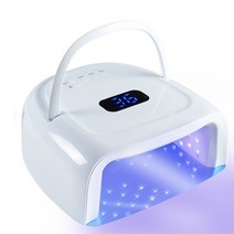 무선 젤 라커 건조기 네일 램프 매니큐어 라이트 페디큐어 램프 무선 네일 UV LED 램프 Sun UV S20 60W, 15600mAh White_UK