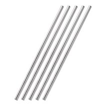 Awclub 5mm x 300mm 304 스테인리스 스틸 솔리드 라운드 로드 선반 바 스톡 DIY 공예 모델 자동차 헬리콥터 비행기 - 5개