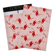 택배 비닐 종이 상자 박스 팩 10PCS 10x13 quot25x33cm 크리스마스 폴 리 메일러 포장 봉투 셀프 인감 가방 의류, [10] Pink Flamingo